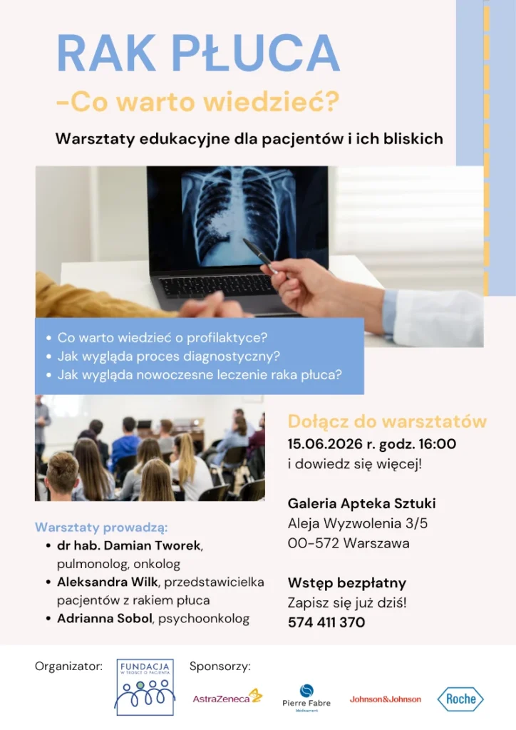 Ścieżka leczenia pacjentów z rakiem płuca - warsztaty - Warszawa